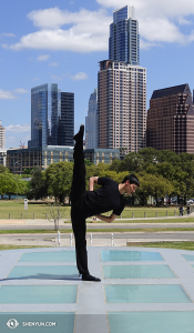 Daren Chou au Long Center for the Performing Arts, à Austin, au Texas. (Photo Pierre Huang).