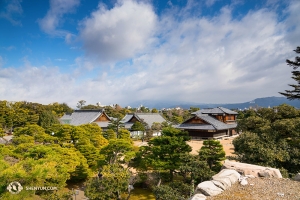 Une vue du Château Nijo à Kyoto. (Photo de Kenji Kobayashi)