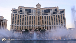 De Milan à l'Hôtel Venetian… (Photo de la projectionniste Annie Li)