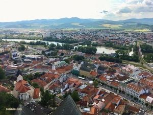 Superbe vue de Trenčín. 