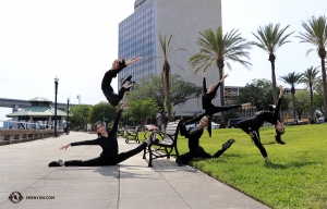 <p>Bonjour le soleil ! Les danseurs de&nbsp;la&nbsp;Shen Yun International Company&nbsp;arrivent&agrave; Jacksonville, en Floride. (Photo de la danseuse Diana Teng)</p>